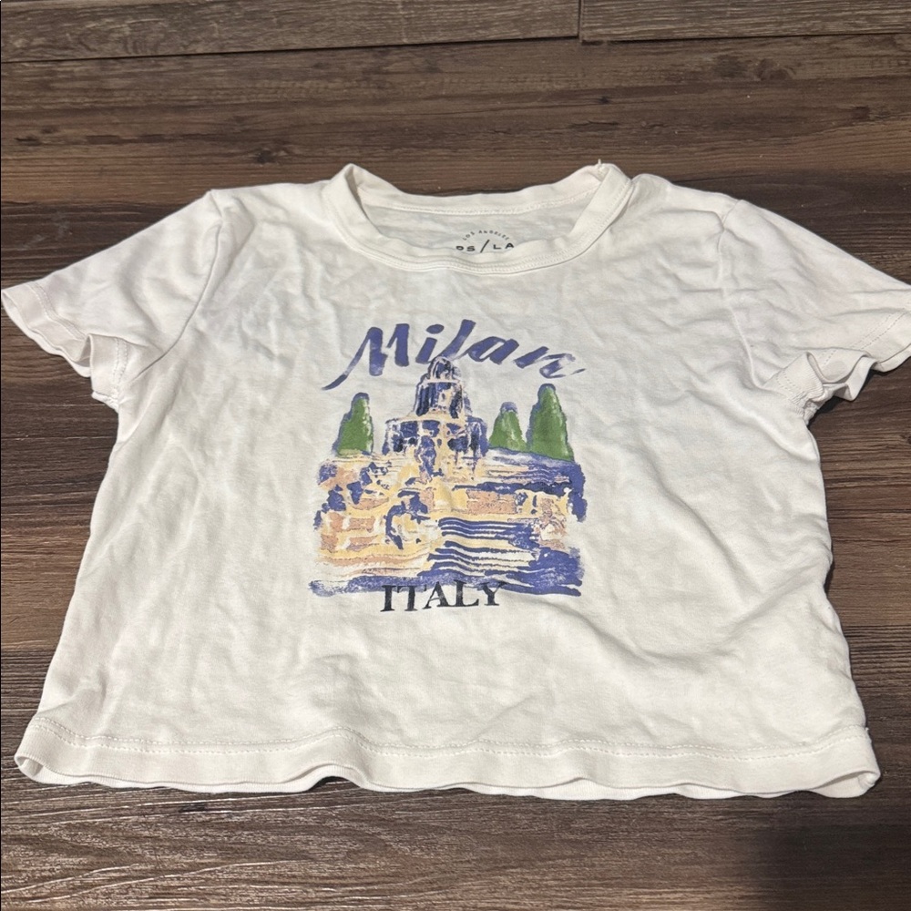 White Milan Italy Graphic T-Shirt from Pacsun